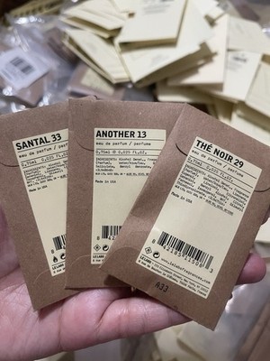 Le Labo Santal 33, Another 13, Thé Noir 29 Eau de Parfum Sample Spray 0.75mL