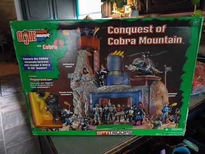 G.I. Joe Conquest of Cobra Mountain W/Shipwreck Complete With Box NoManual 