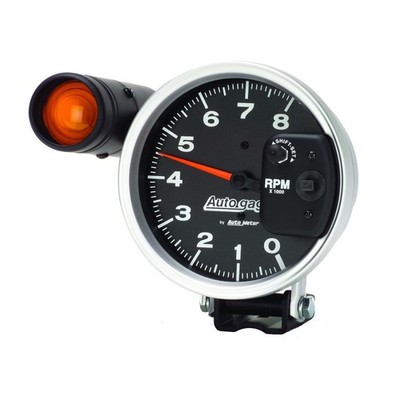 AutoMeter 5 Inch 8000 RPM Monster Shift Lite Pedestal Tachometer for Performance