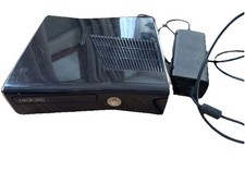 Xbox 360 S Console Model 1439 Black with Power Supply