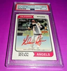 ⚾ 2023 Topps Heritage Nolan Ryan HOF Real One Red Ink #20/74 NM MINT PSA 8 AUTO