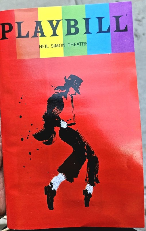 MJ The Musical 6/26 playbill.