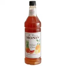 Monin Premium Winter Citrus Flavoring Syrup 1 Liter 544SYPFR267F
