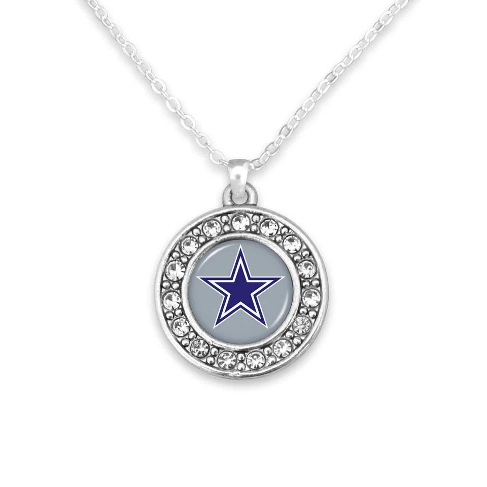 Dallas Cowboys Mujer Licencia NFL 18" Colgante Mojo Collar Abby Girl Diseño Foto 4 de 4