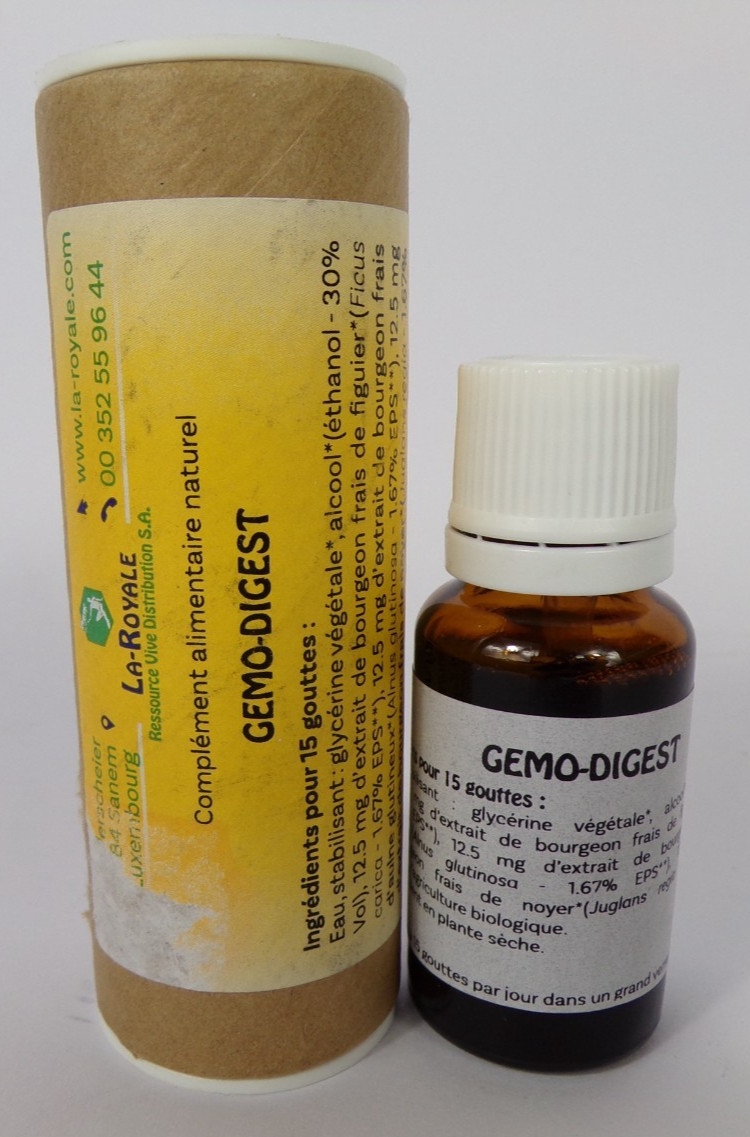 Gemo-Digest La Royale 15ml élimine les ballonnements après repas