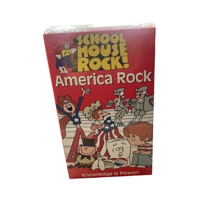 School House Rock! America Rock VHS Knowledge Is Power Tape  Animation SEALED