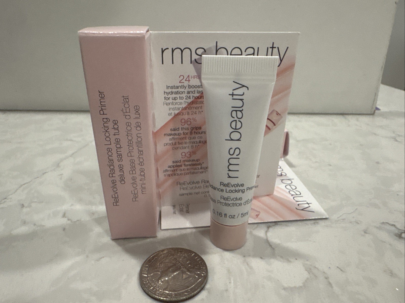 RMS Beauty ReEvolve Radiance Locking Primer 6X .16 oz each = .96 oz TOTAL SEALED