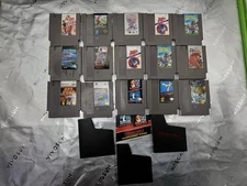 Nintendo NES Game Lot 15 Games Kung Fu Off Road Captain Skyhawk Duck Hunt Retro