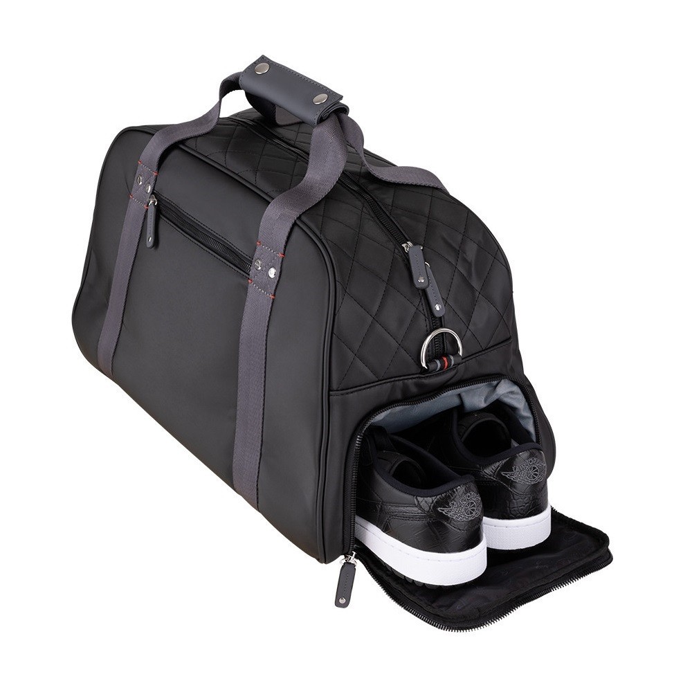 Sun Mountain Matchplay Black Duffel Bag Deluxe Holdall Travel Lockeroom BAG