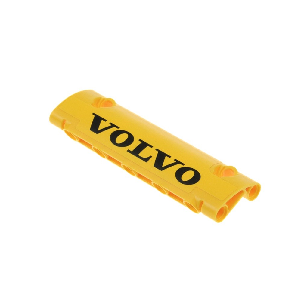 1X Lego Technic Curved Panels B-Stock Used 11X3X2 Yellow VOLVO 62531PB030