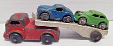 VINTAGE BARCLAY CAR TRANSPORT  W/CARS
