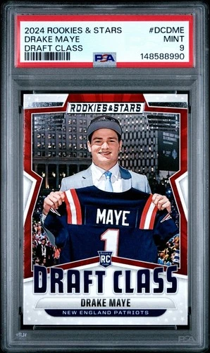 2024 Panini Rookies & Stars - Draft Class Drake Maye #DC-DME (RC) Mint PSA 9