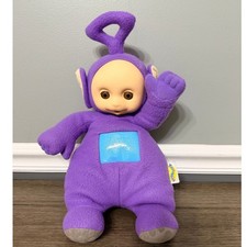 Vintage 1998 Playskool Purple Teletubbies Tinky Winky Talking Plush