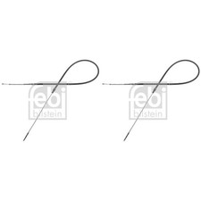 2x FEBI BILSTEIN Handbremsseil Seilzug Feststellbremse für VW Golf III 1H1