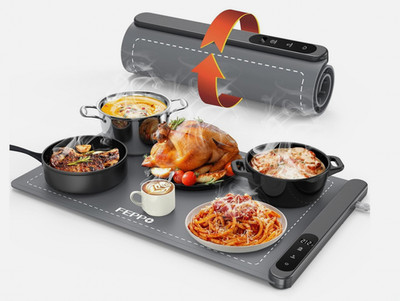 FEPPO Food Warming Mat Upgrade High-tech Graphene Heating Film, Fast NEW