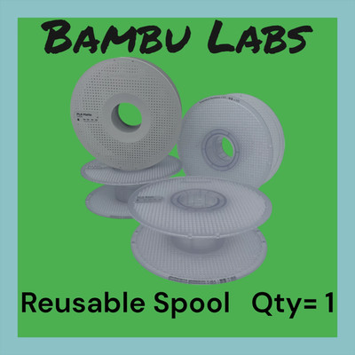 Bambu Lab Reusable Filament Spool (QTY 1) AMS Compatible A1, P1S, P1P, X1 - 70C