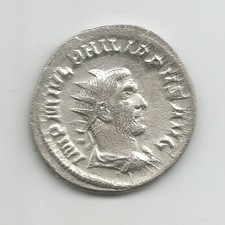 Roman Empire Base AR Antoninianus Philip I 244-249 Annona Sear 8922