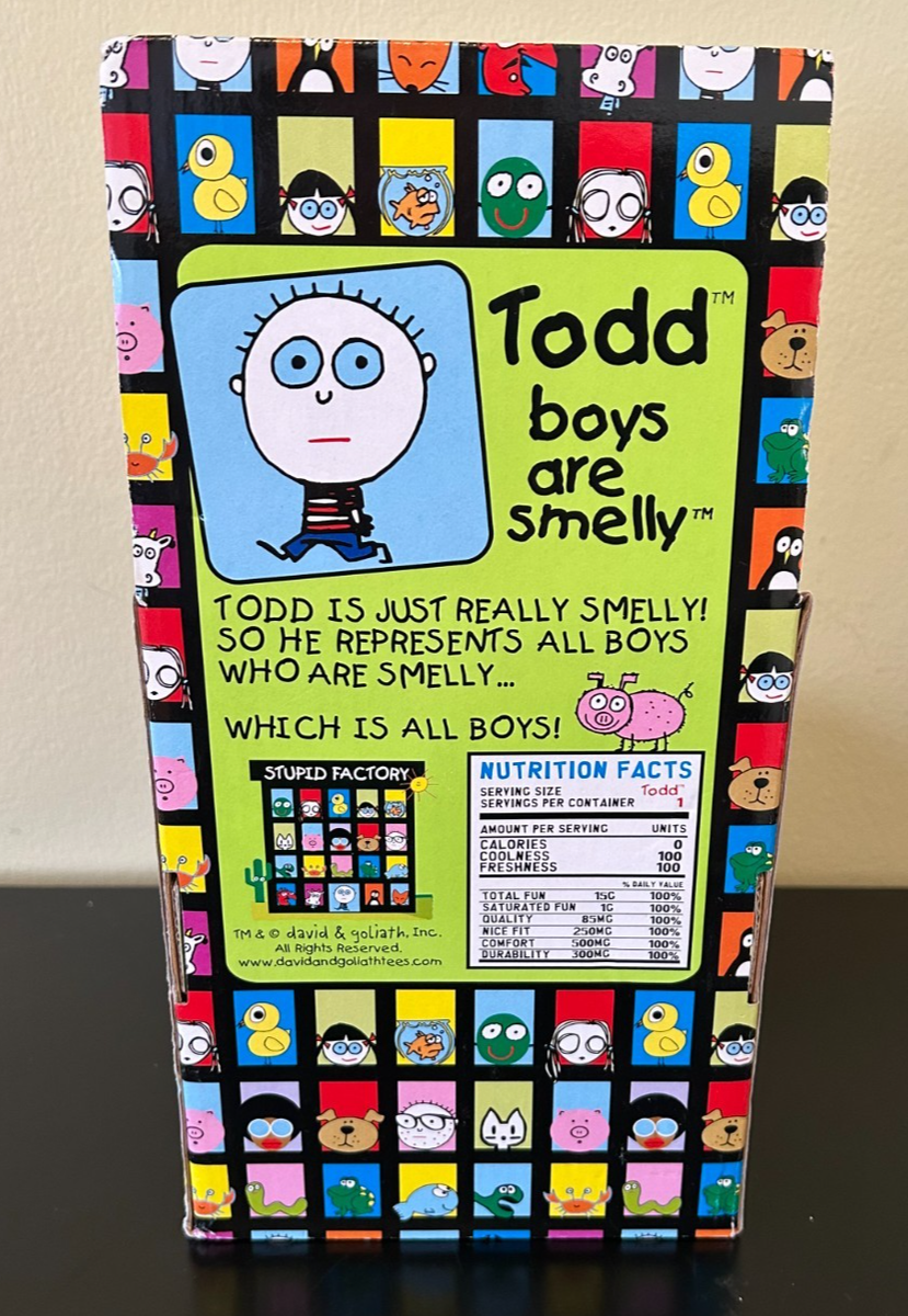 David and Goliath TODD Stupid Factory plush 14