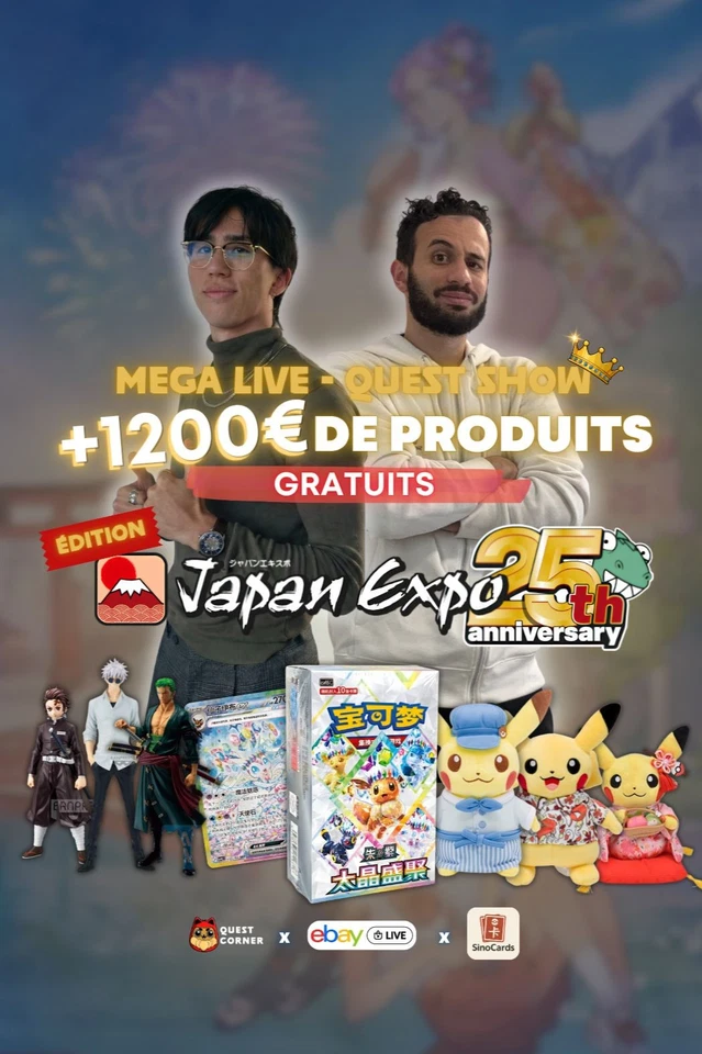 👑 +1000€ Gives Japan & +250€ Gives LIVE | Édition JAPAN EXPO