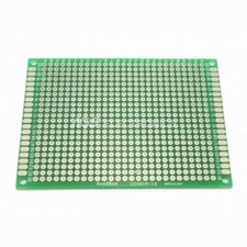 Basetta Vetronite 1.6mm doppia faccia 6 x 8cm 594 fori passo 2.54mm