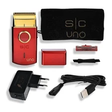 New Stylecraft PRAUNOSCRIT UNO Rechargeable Beard Razor Red