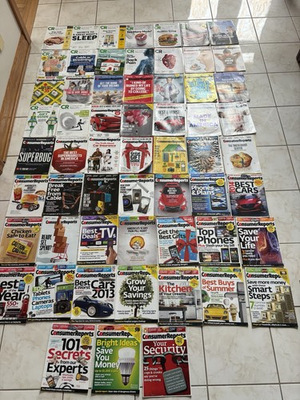 #ad Lot of 59 Consumer Reports Magazinesfrom 2013 20176 auto issuesone 2011 issue $51.99