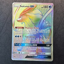 Suicune GX (Secret) 220 Lost Thunder Holo Rainbow Sun & Moon Pokemon Near Mint on eBay