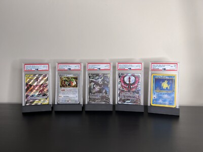 (5 Pack) PSA Graded Card Stand Display Pokmon, Baseball, Basketball,  Football | eBay