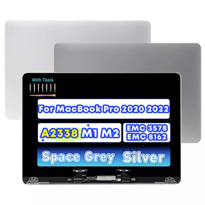 New for MacBook Pro 13'' A2338 M1 2020 Replacement LCD Screen Assembly