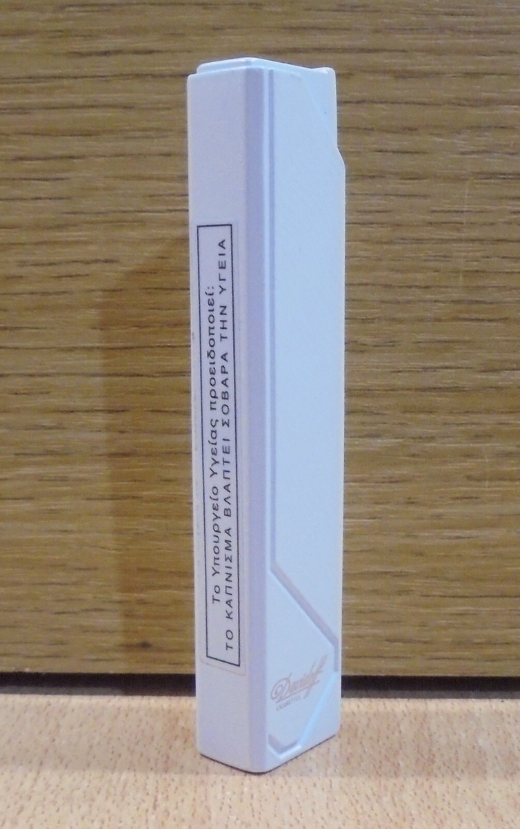 davidoff cigarette light DAVIDOFF CIGARETTES ADVERTISIGN GIFT BOX WITH METAL SLIM LIGHTER & A  KEYCHAIN