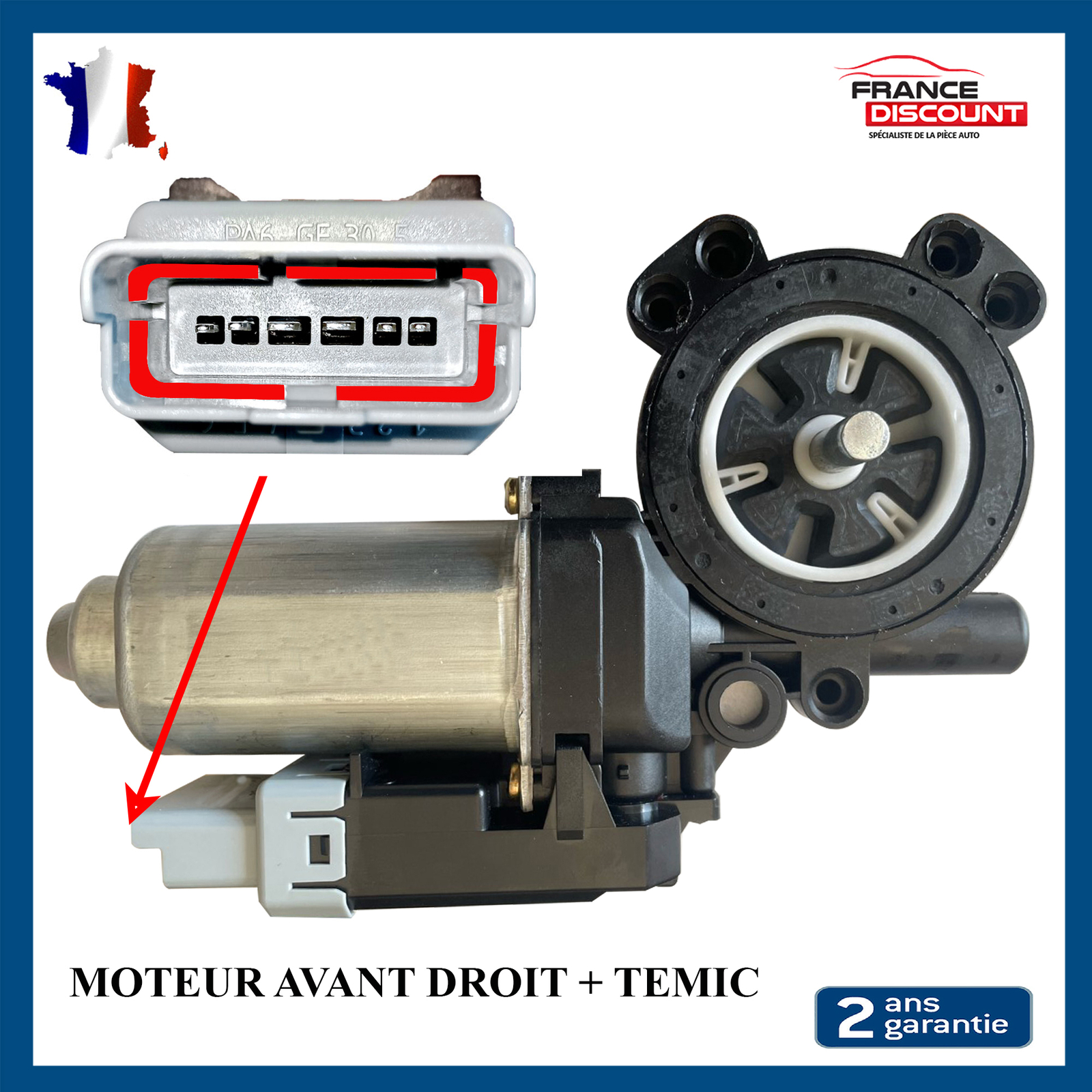 Moteur lève-vitre confort avant droit 9222HE mécanisme électrique Jumpy Scudo Expert