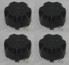 4 Cap Deal Itp Gloss Black Plastic Snap In Wheel Rim Center Caps B110bx 4x110