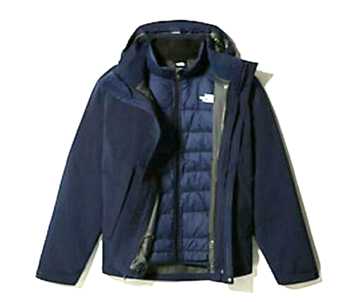 New NORTH FACE MEN'S MEDIUM 3 in 1 MOUNTAIN ZIP-IN TRICLIMATE DOWN JACKET £315 - Picture 1 of 9