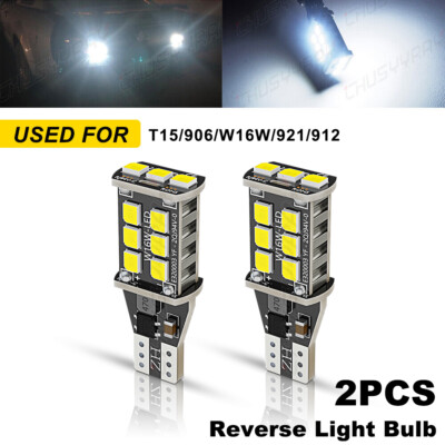 White 921 W16W LED Reverse Backup Light Bulbs for 2013-2016 2017 2018 Ford C-Max