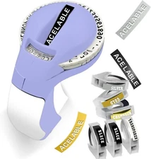 Vintage 3D Label Maker ✨ w/ 6 Tapes | Handheld Embossing Tool for Crafts