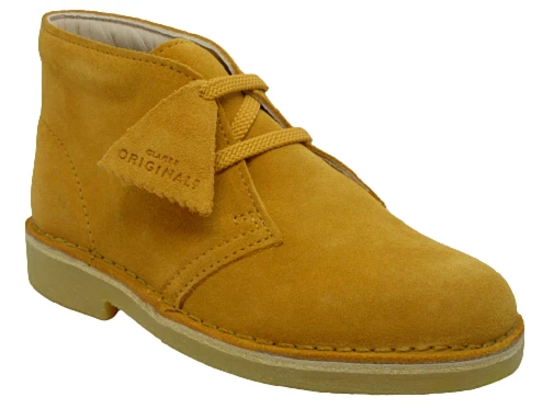 Clarks Desert Boots Boots Leather suede Classic ShoesMid Lace Up size Fit G New