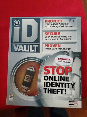 ID Vault Stop Online Identity Theft read description