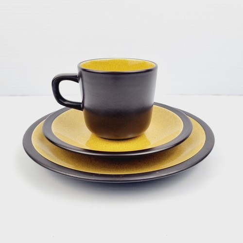 MIKASA Terra Stone Saffron E1357 Cup, Saucer & Side Plate Made in Japan Lot 2 - Picture 3 of 18