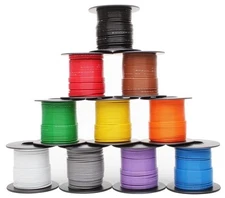 10 colors 50ft each Mil-Spec high temp wire cable 18 Gauge Tefzel M22759/16-18