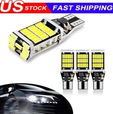 T15 921 912 LED Reverse Backup Light Bulbs W16W 916 6000K Super Bright White