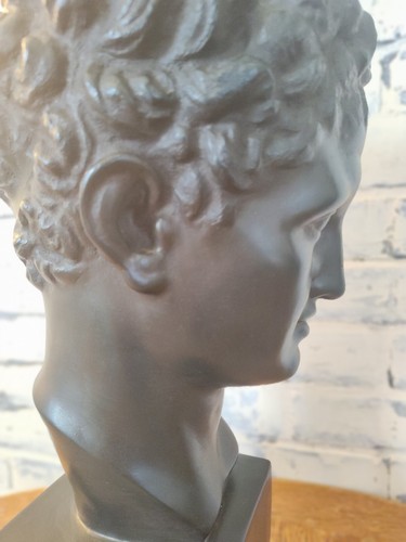 Michelangelos David 60er Jahre Austin Productions Skulptur Büste signiert Vintage - Bild 13 von 20