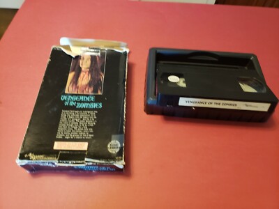 VENGEANCE OF THE ZOMBIES VHS ALL SEASONS ENTERTAINMENT BIG BOX PAUL NASCHY