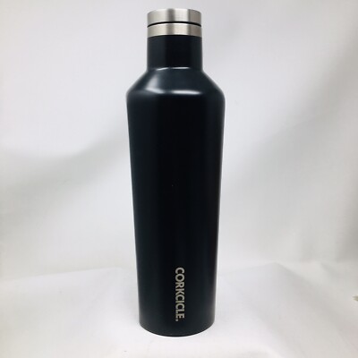 Corkcicle Black Bottle Stainless Steel Canteen 16 Oz Y! Portable