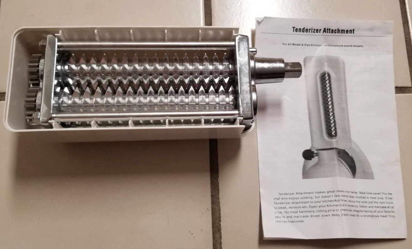 Meat Tenderizer Attachment Stainless Steel Gears
Opens in a new window or tab