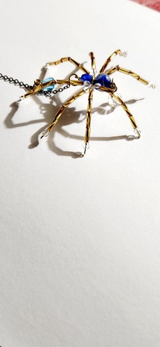 Handmade Beaded Spider - Picture 7 of 8