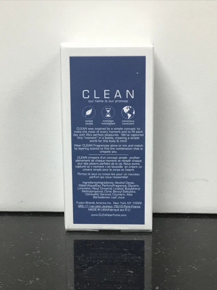 CLEAN for men shower fresh eau de toilette 1 oz NEW IN BOX - Image 3 of 4