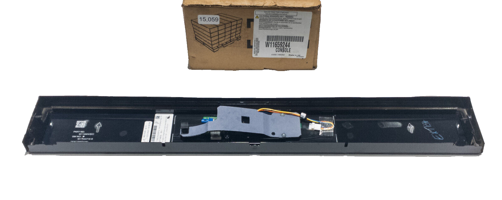 Whirlpool W11659244 Wall Oven Control Panel Replacement Console-image