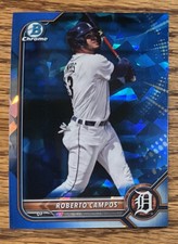 2022 Bowman Draft Sapphire Roberto Campos, Detroit Tigers, BDC-39