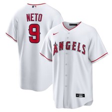 Los Angeles Angels Zach Neto #9 Nike Men's White Official MLB Player Jersey