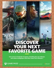 Microsoft Xbox Game Pass Original 2022 Ad - Halo Display Promo